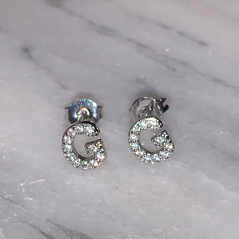 Initial Earrings - Picture 8 of 15